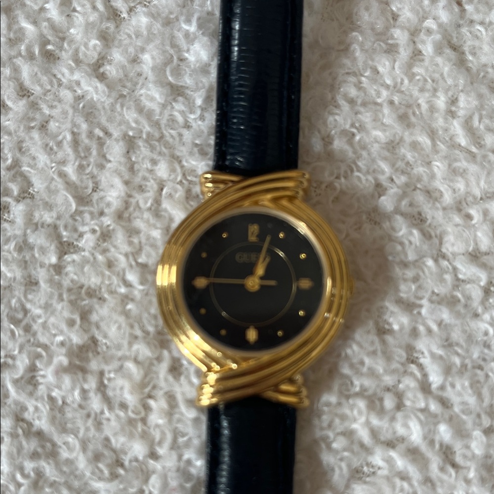 Guess Black and Gold Women's Watch